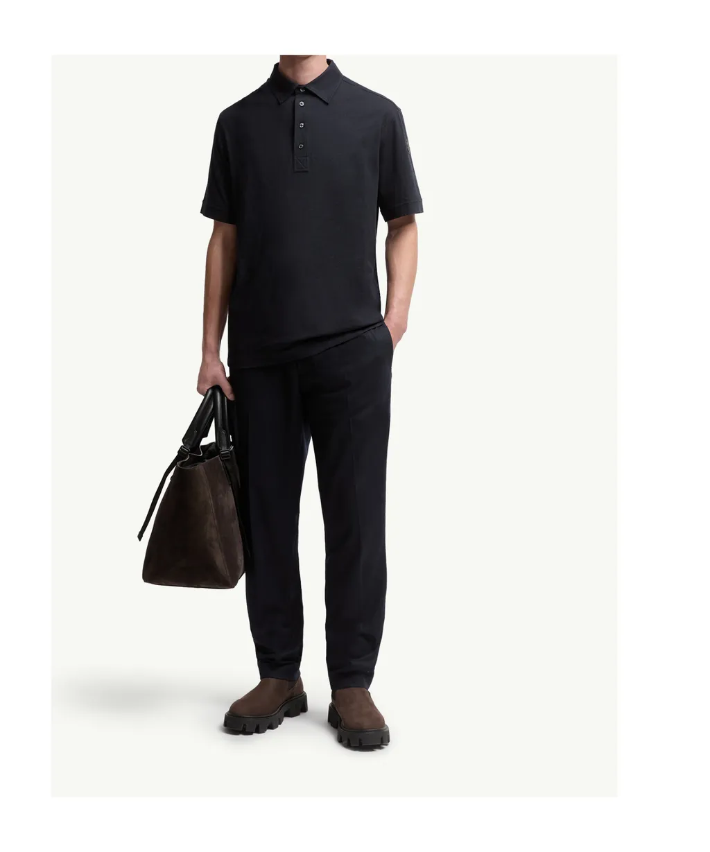 Cotton & Cashmere Polo Shirt