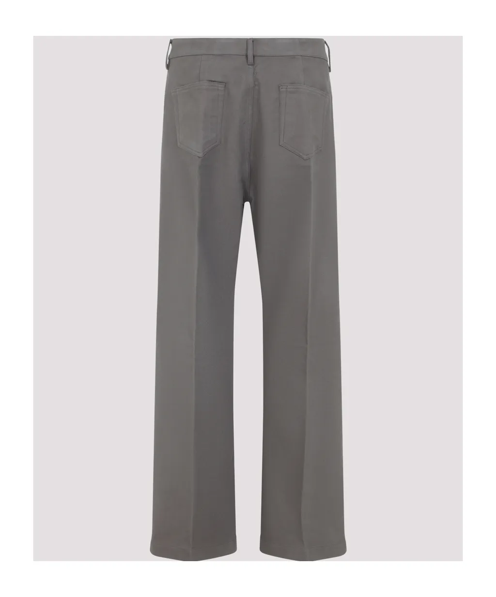 Cotton Straight-Leg Jeans