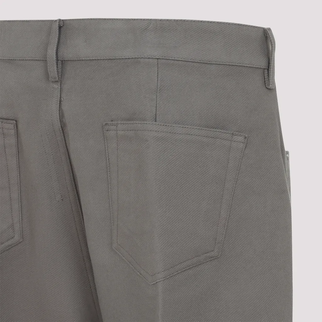 Cotton Straight-Leg Jeans