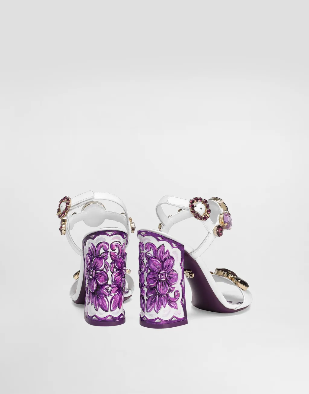 Rhinestone-Embellished Sandals
