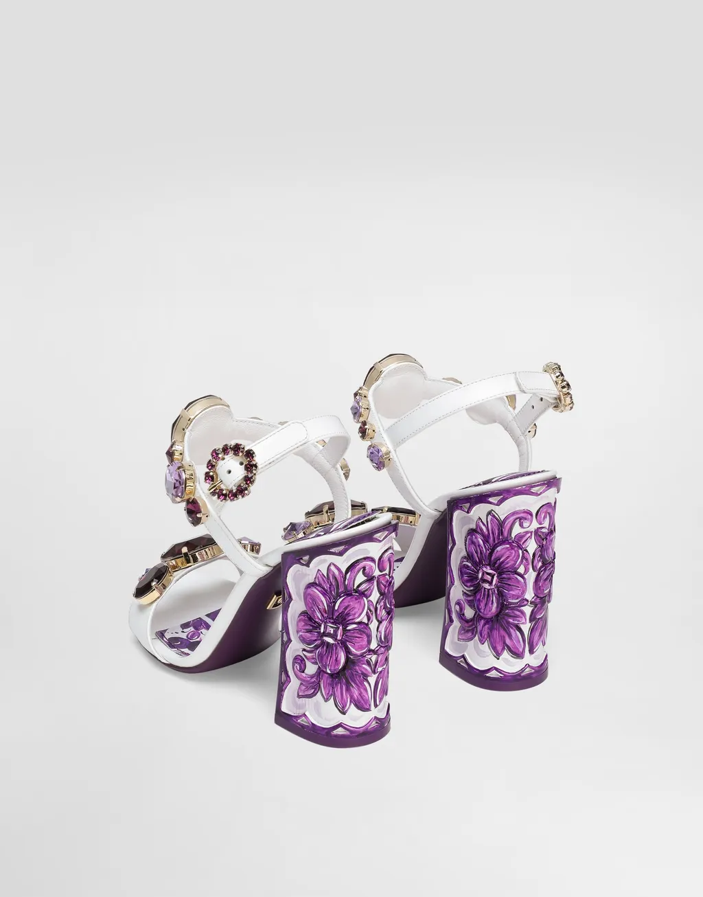 Rhinestone-Embellished Sandals
