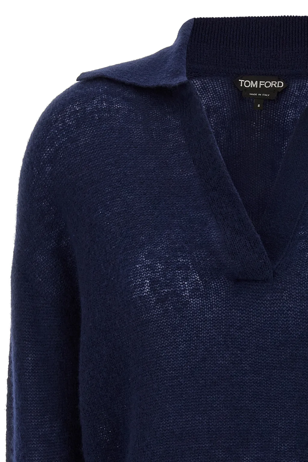 V-Neck Cashmere-Silk Blend Sweater