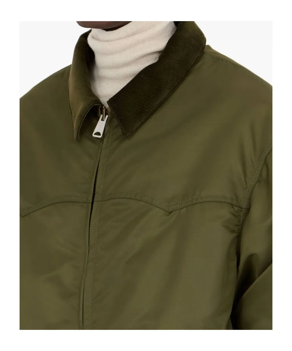 Maison Margiela Four Stitches Zip-Up Bomber Jacket