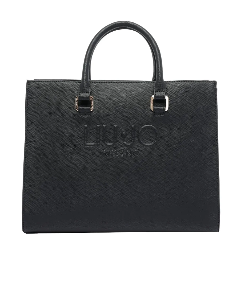 Liu Jo Logo Embossed Tote Bag