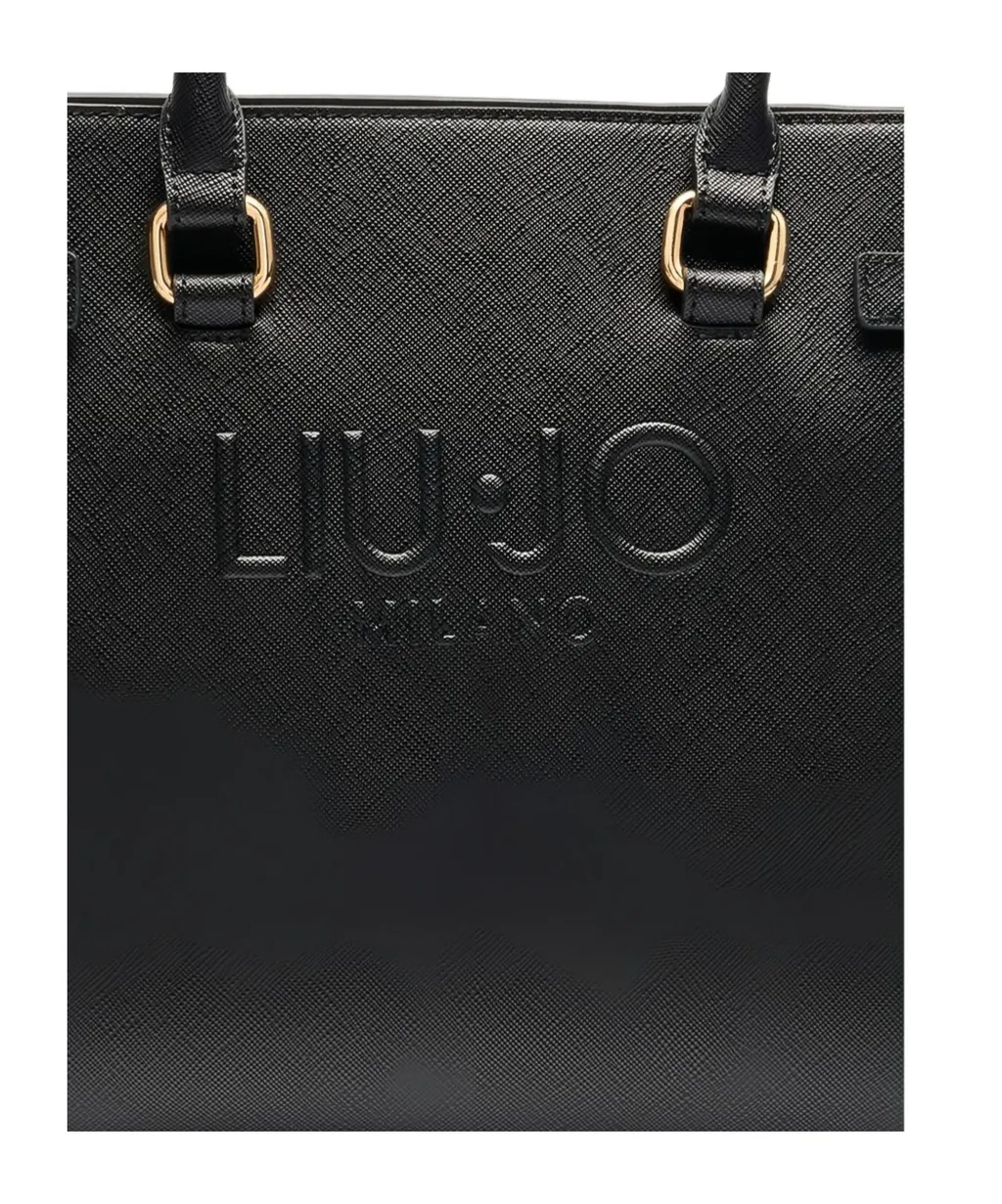 Liu Jo Logo Embossed Tote Bag
