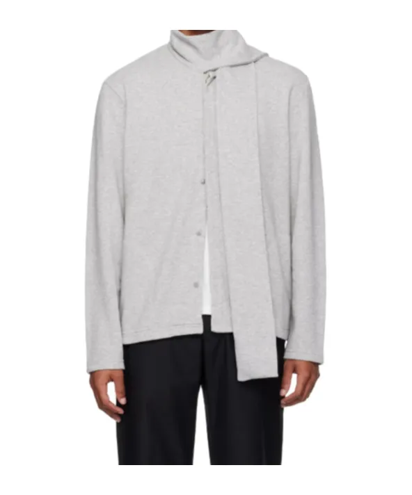 Mm6 Maison Margiela Scarf-Detailed Long-Sleeved Sweatshirt