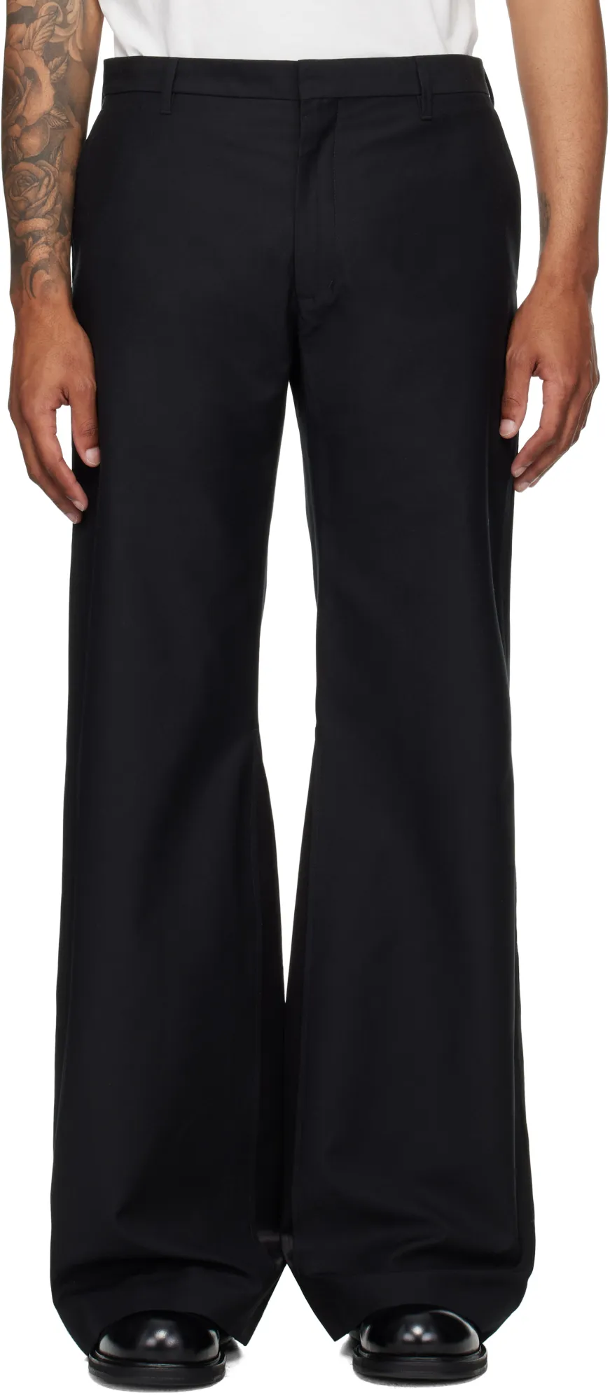 Mm6 Maison Margiela Elasticated Waistband Drawstring Trousers