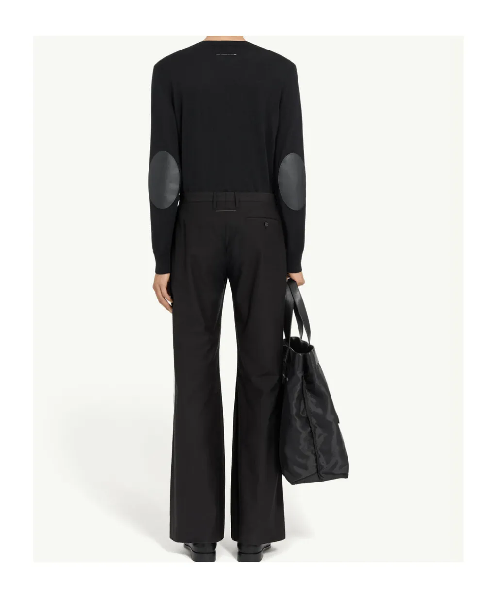 Mm6 Maison Margiela Elasticated Waistband Drawstring Trousers