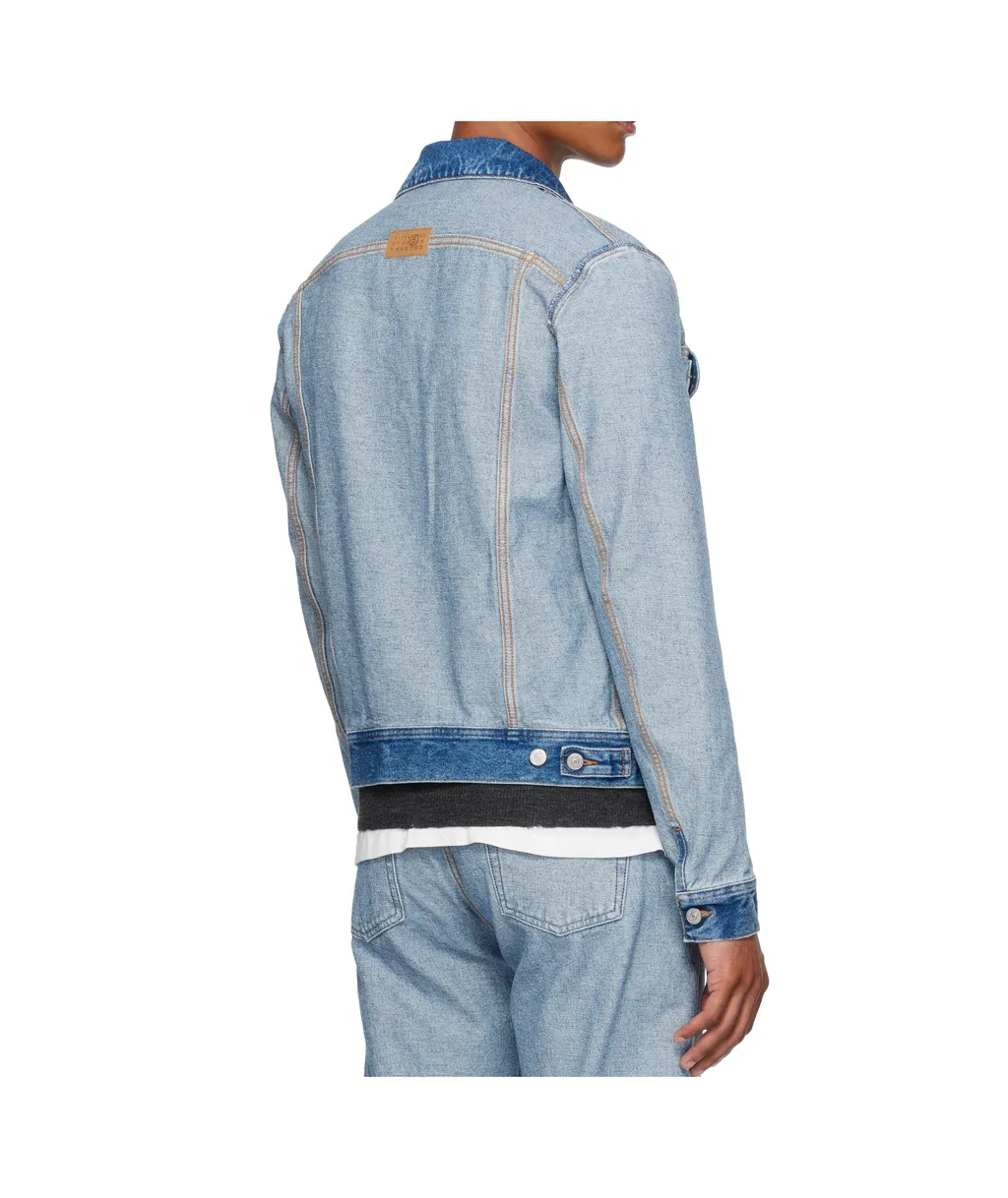 Flap-Pockets Denim Jacket