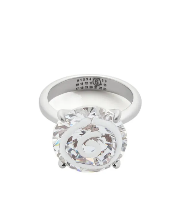 Crystal-Embellished Ring