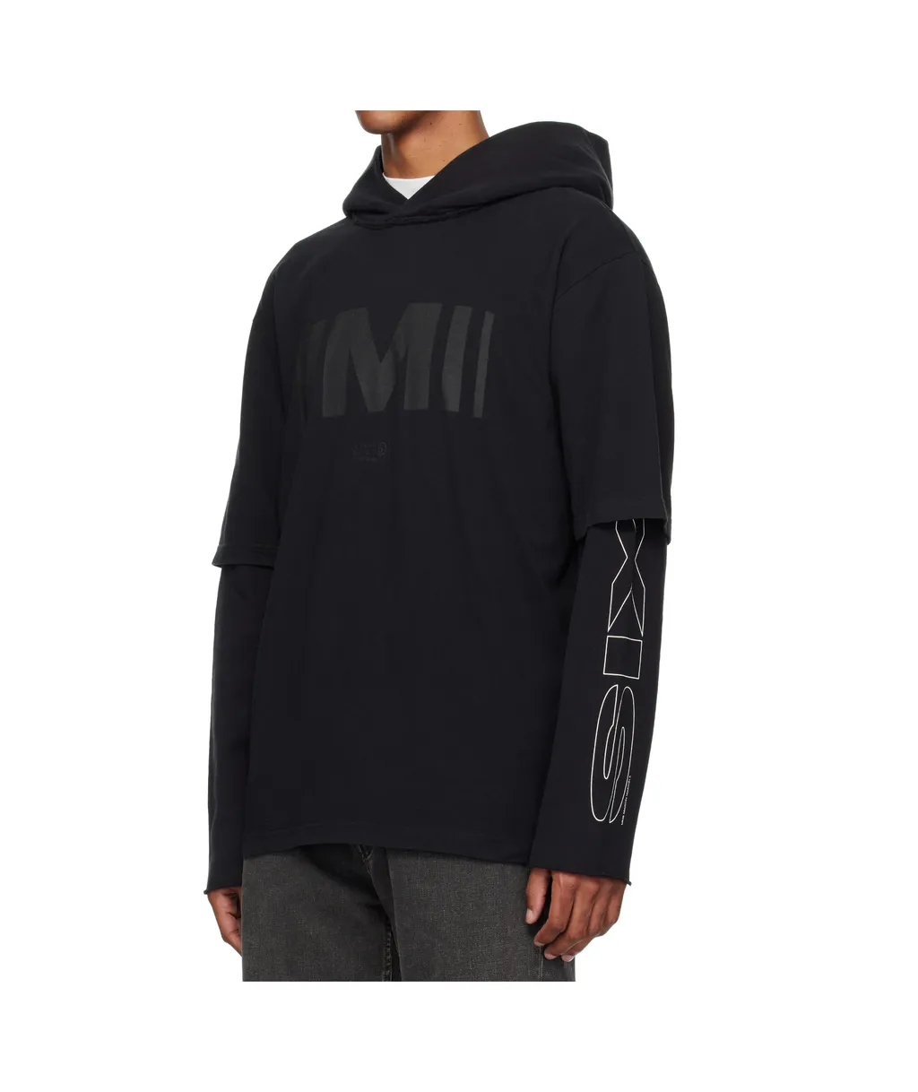 Graphic-Print Hoodie