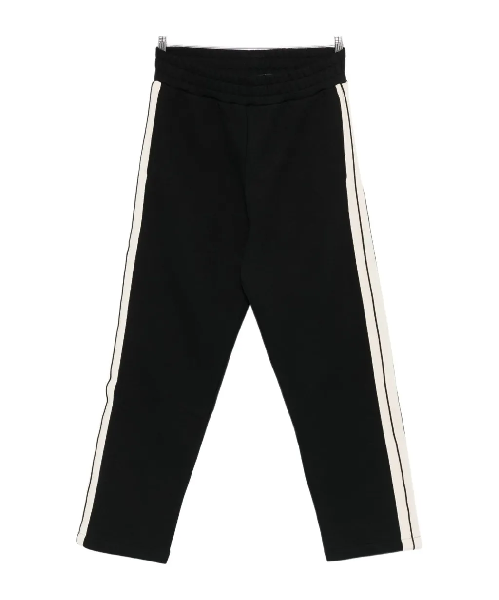 Palm Angels Curved Logo Printed Track Pants
