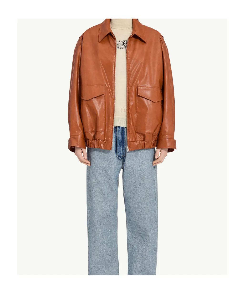 Faux Leather Jacket