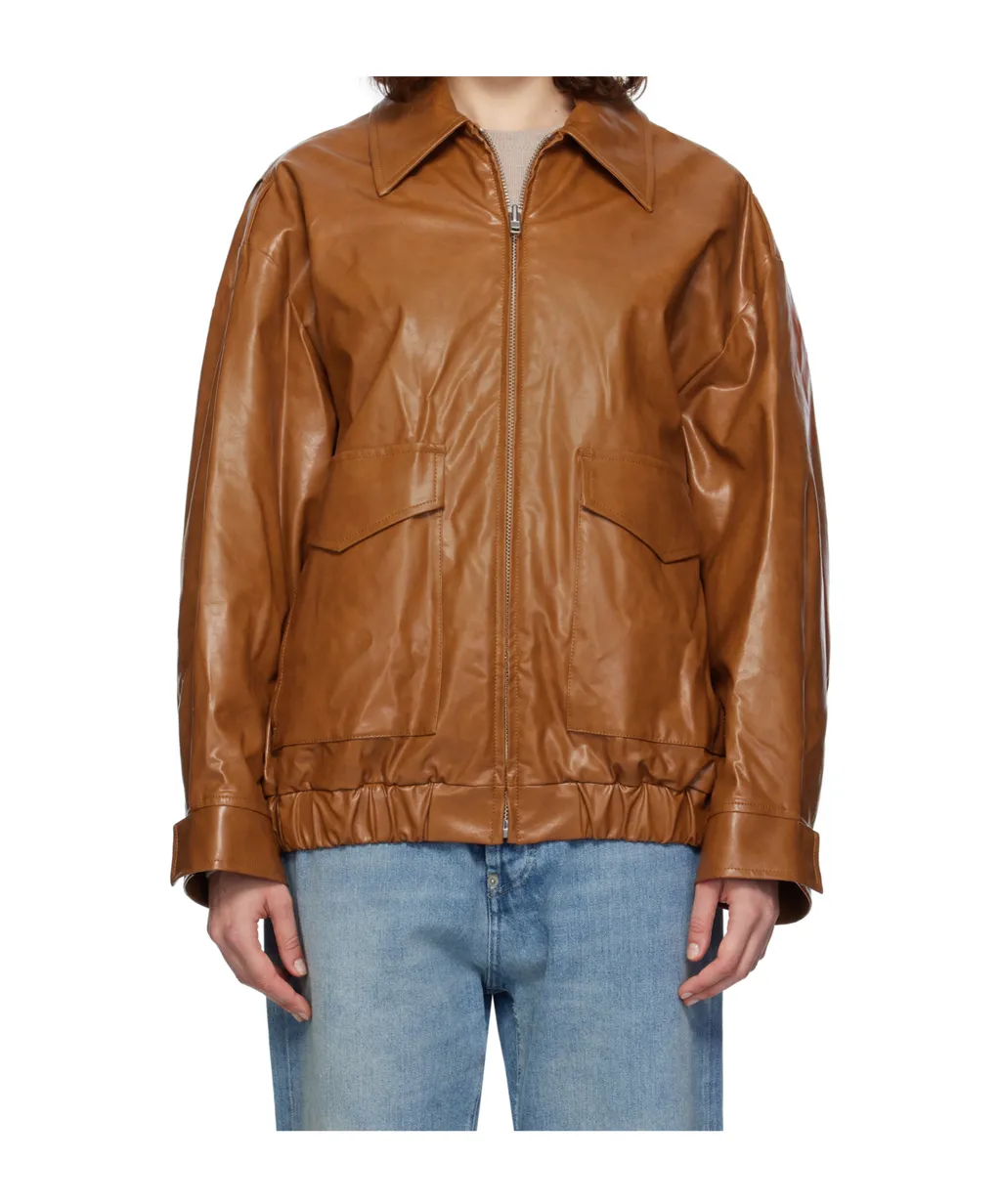 Faux Leather Jacket