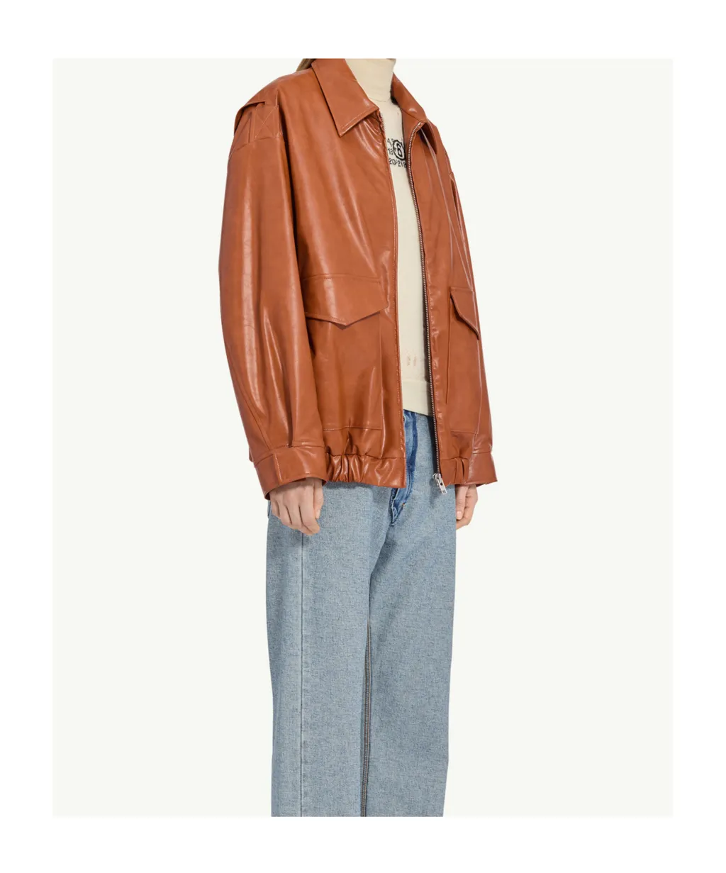 Faux Leather Jacket