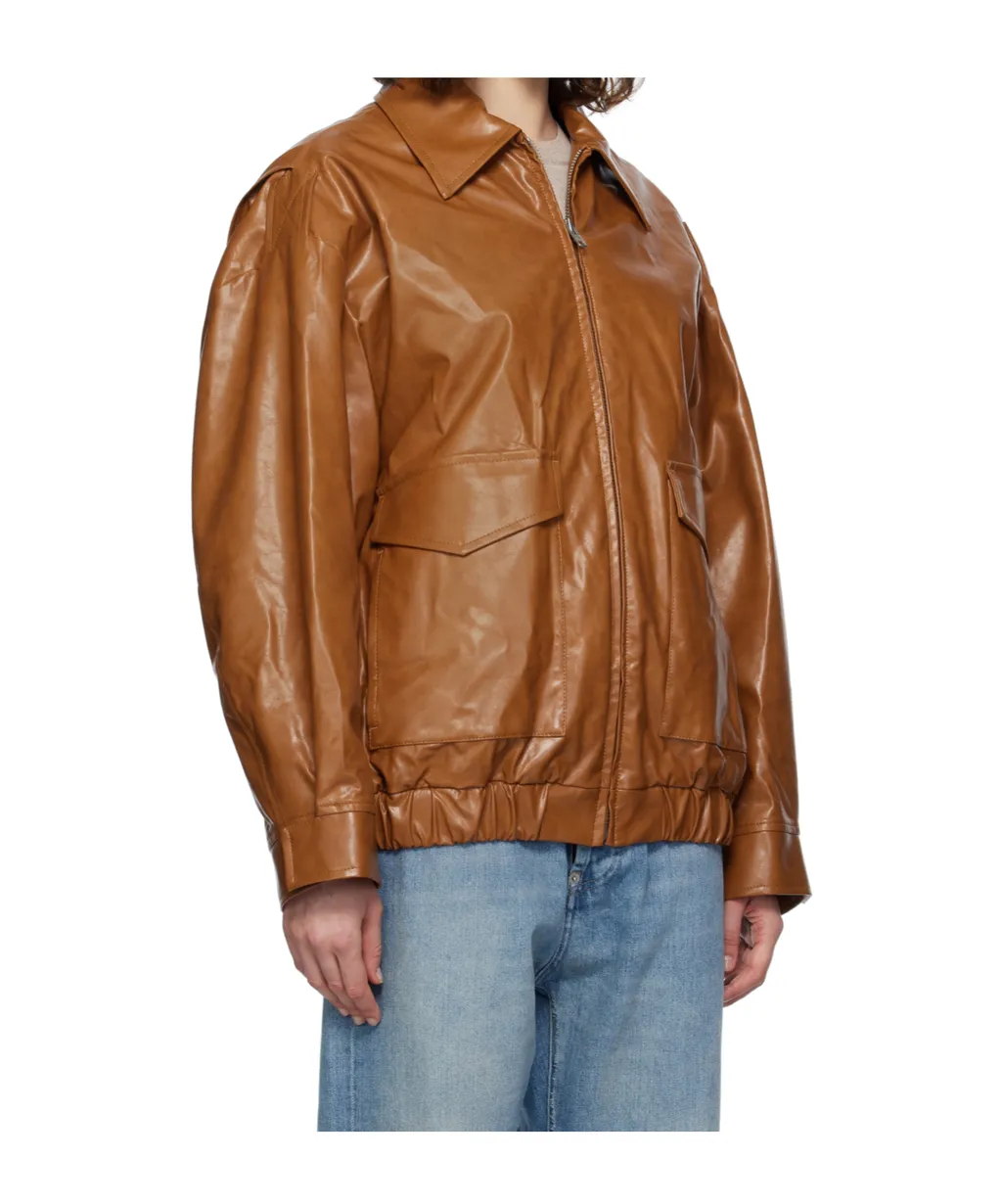 Faux Leather Jacket