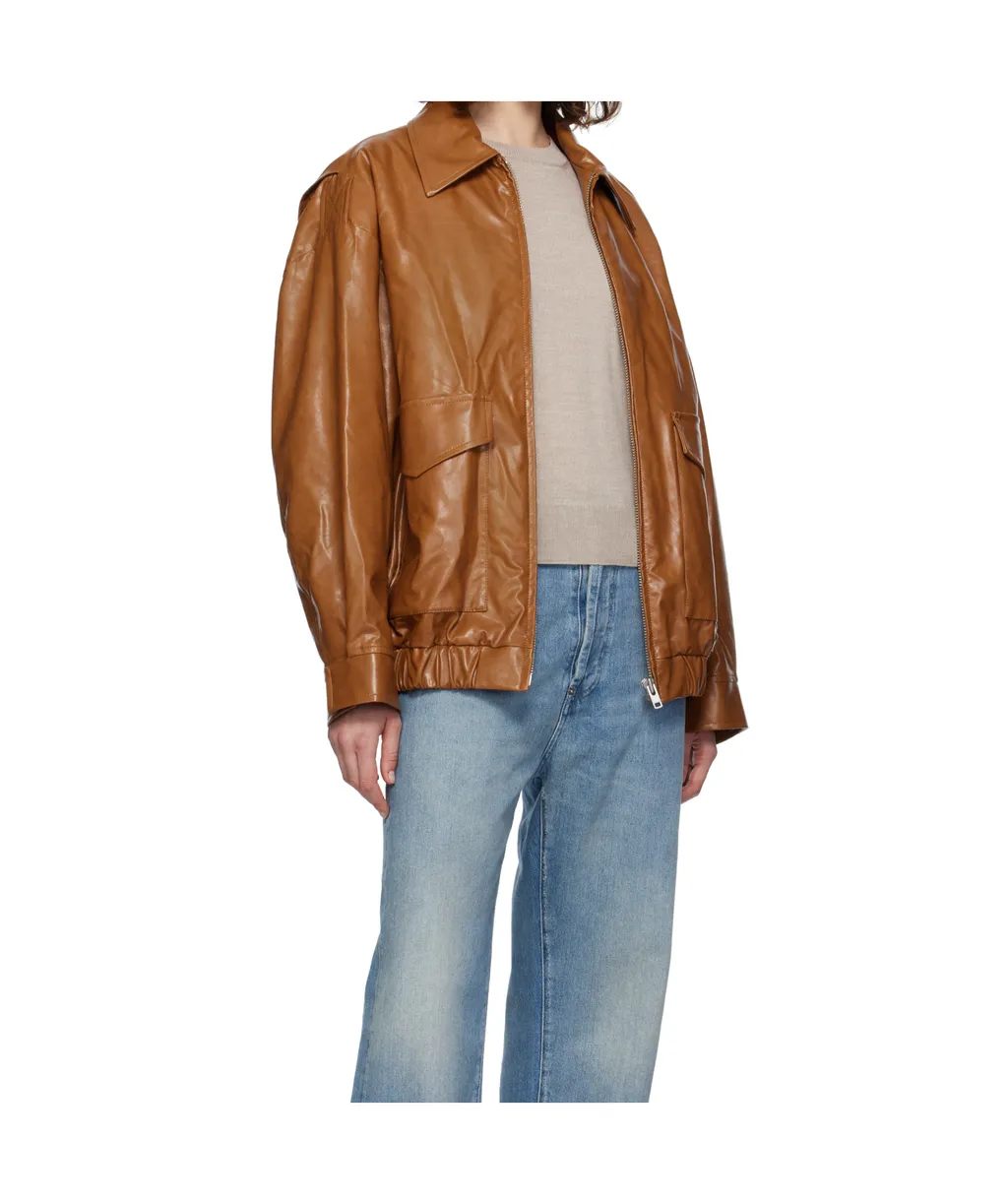 Faux Leather Jacket