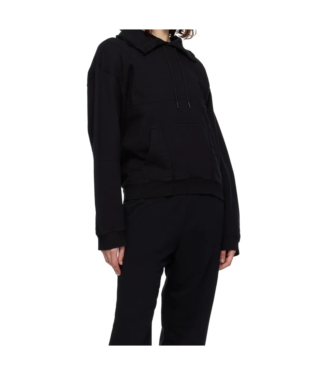 Pointed-Collar Hoodie