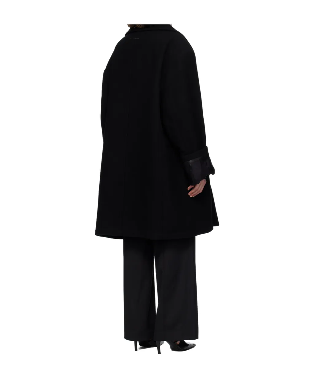Mm6 Maison Margiela Double-Breasted Oversized Coat