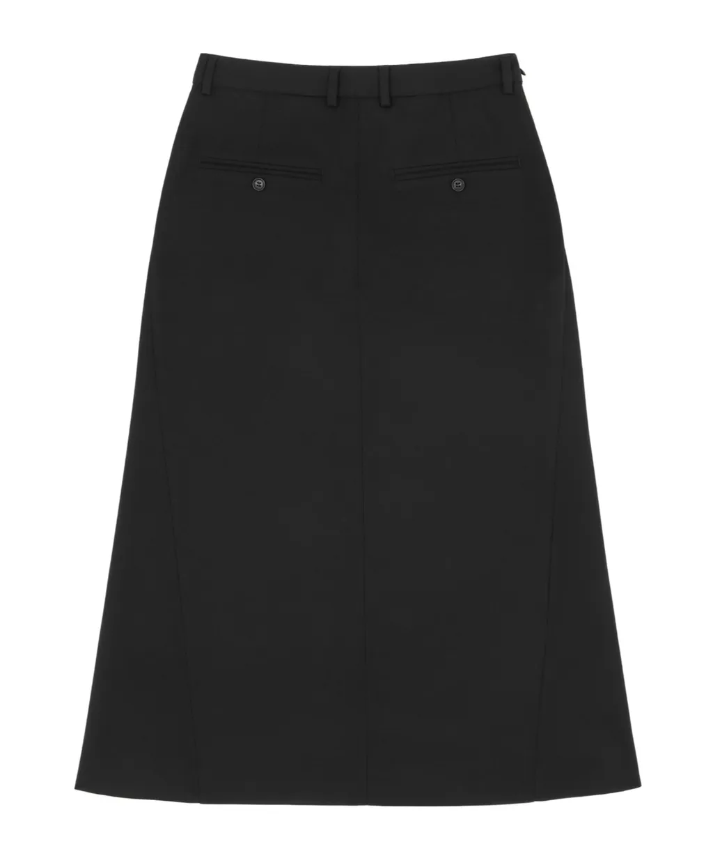 Tailored Midi Skirt