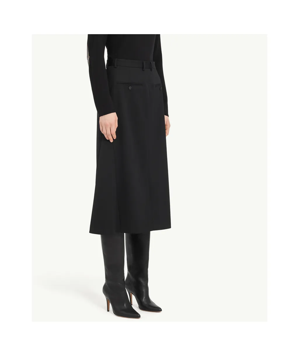 Tailored Midi Skirt