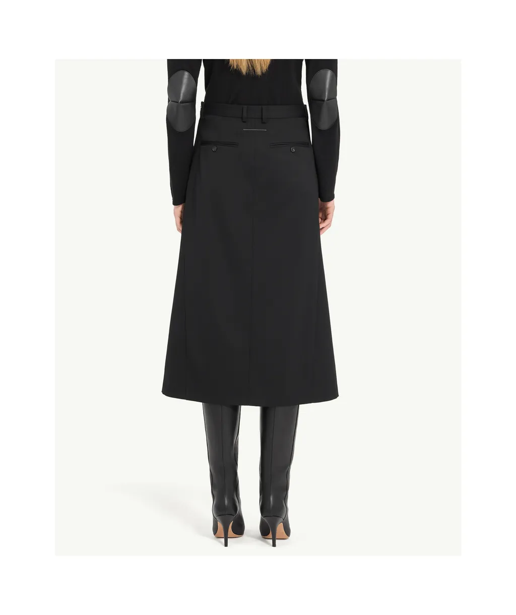 Tailored Midi Skirt