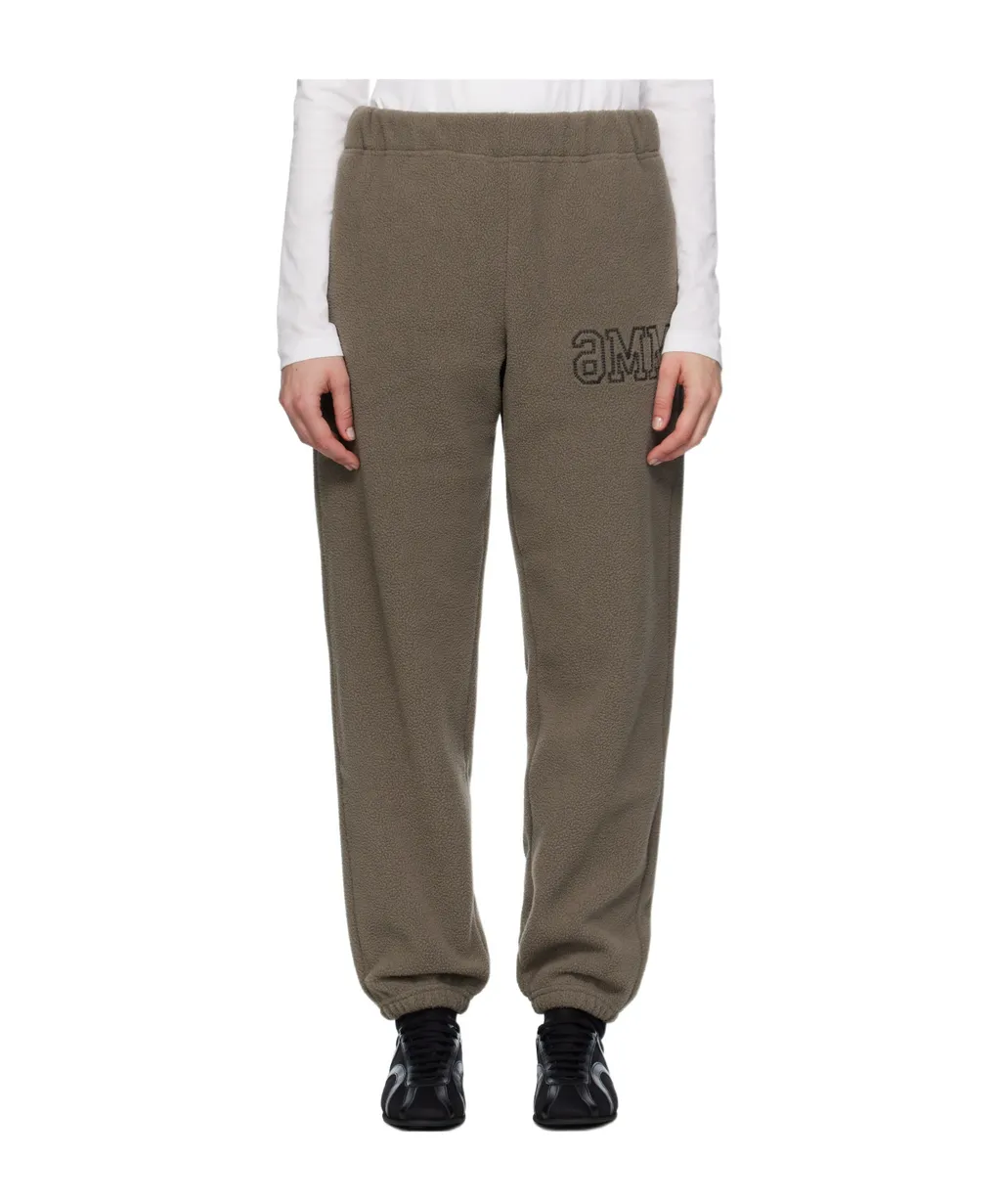 Logo-Embroidered Fleece Track Pants
