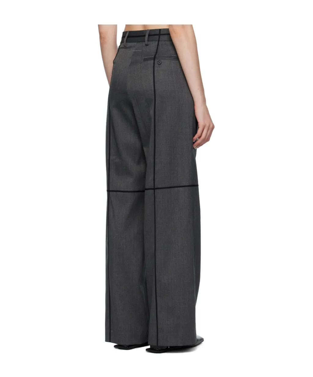Mm6 Maison Margiela Pleated Pants