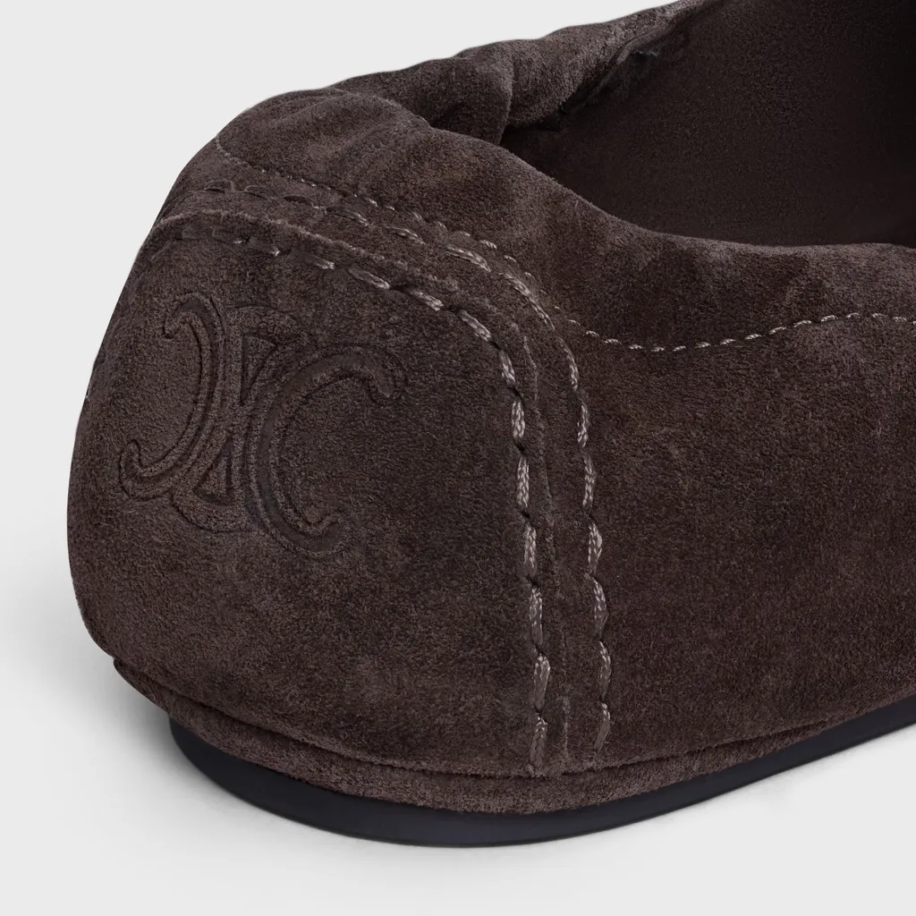 Celine Adam Loafer In Suede Calfskin
