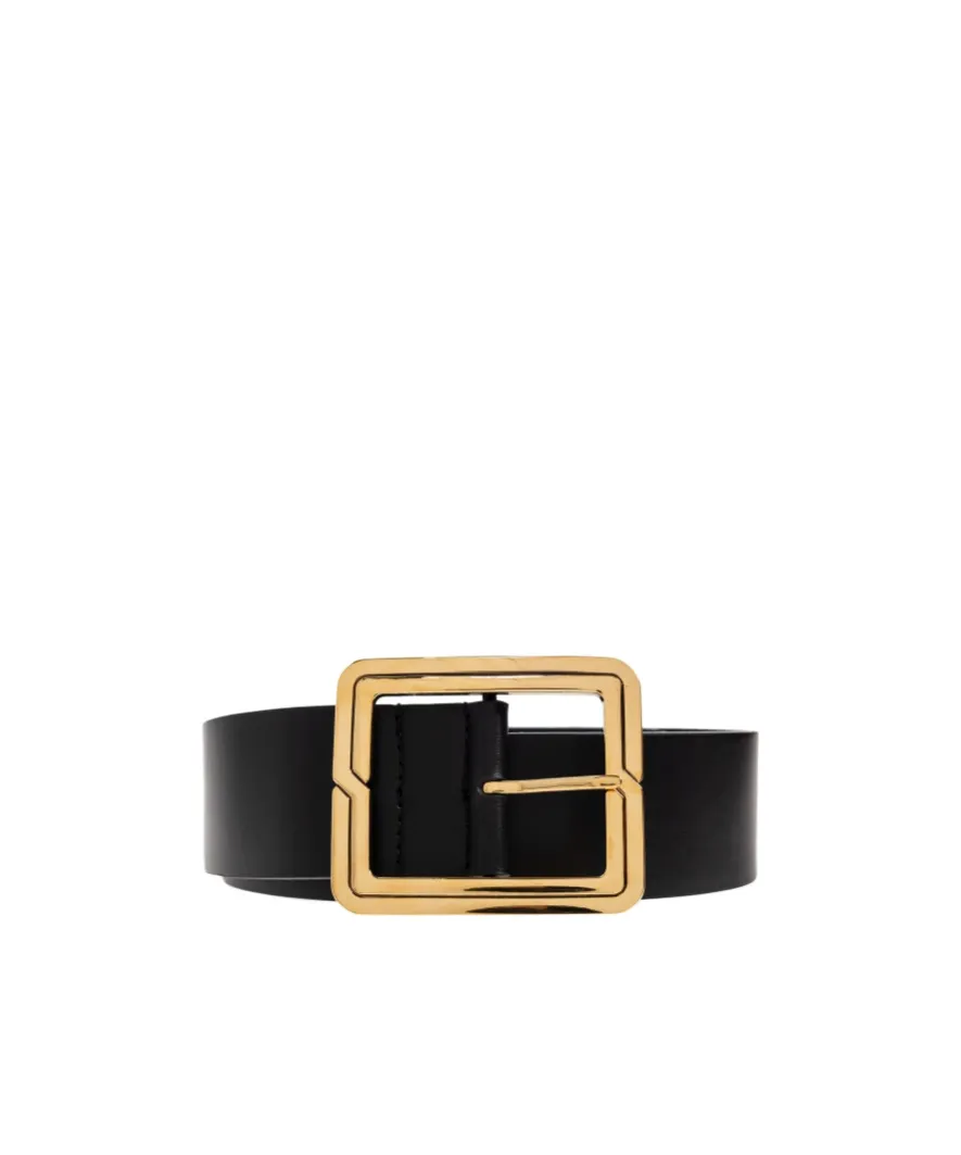 Leather Buckle Belt