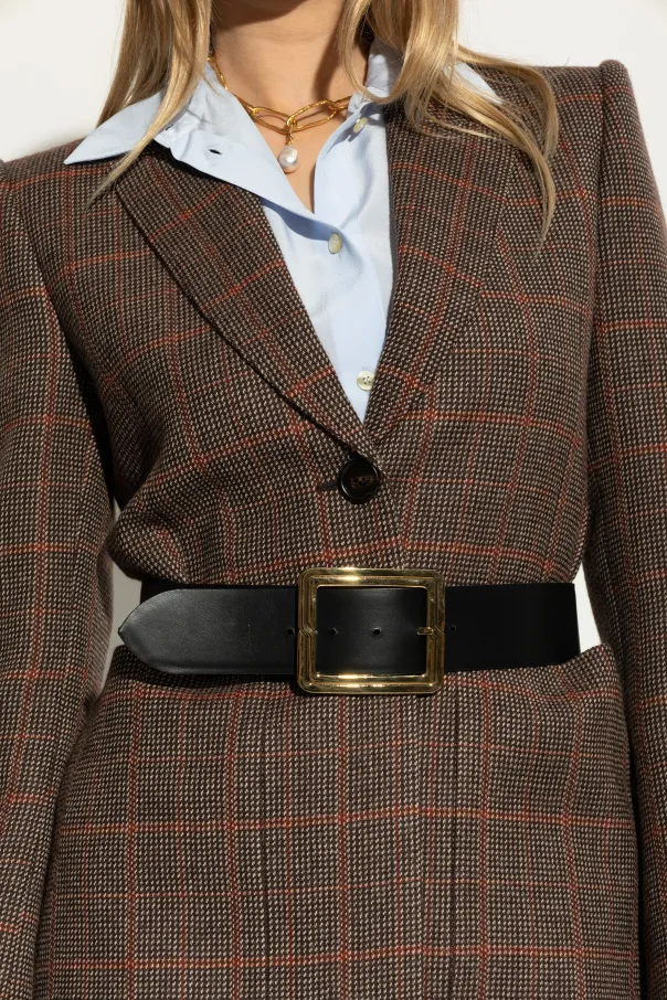 Leather Buckle Belt
