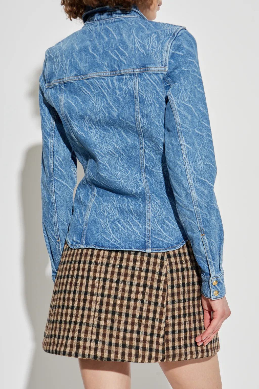 Acid-Wash Denim Shirt