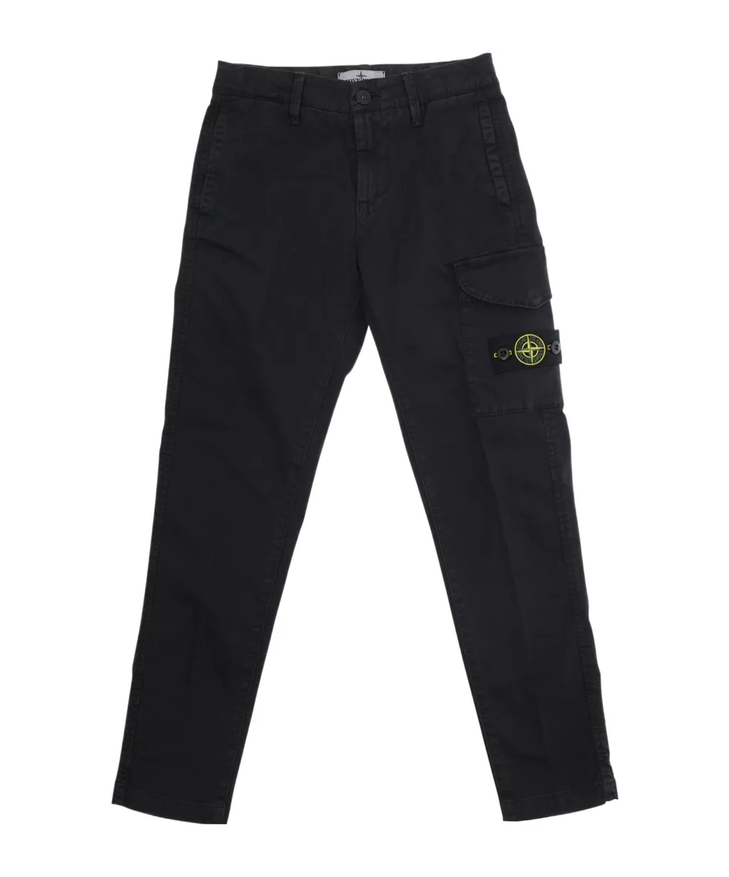 Cargo-Pocket Cotton Trousers