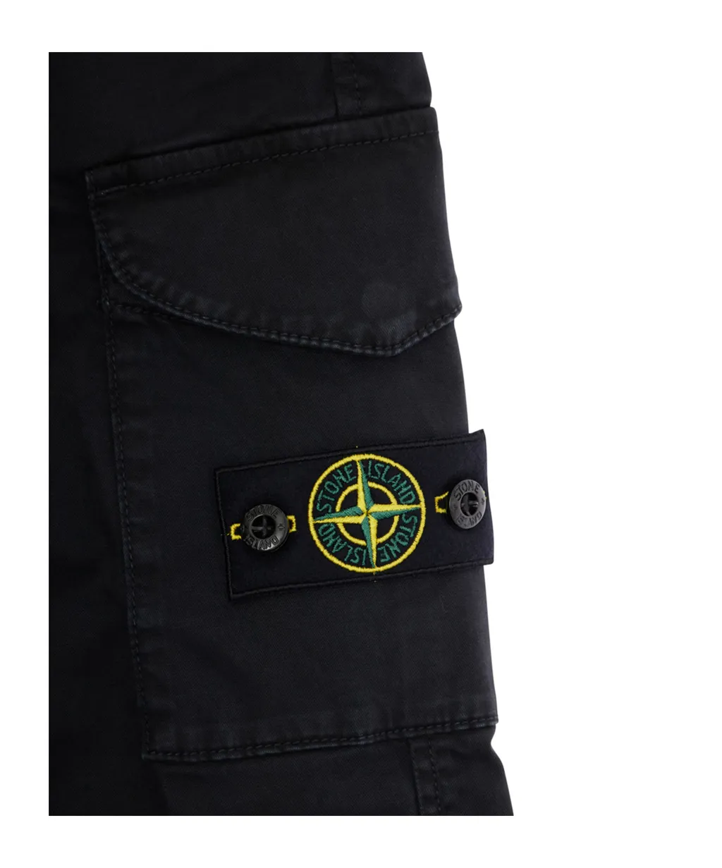 Cargo-Pocket Cotton Trousers