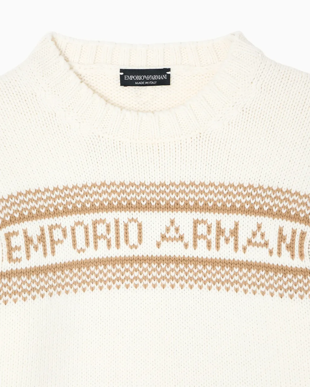 Logo-Detail Wool-Blend Sweater