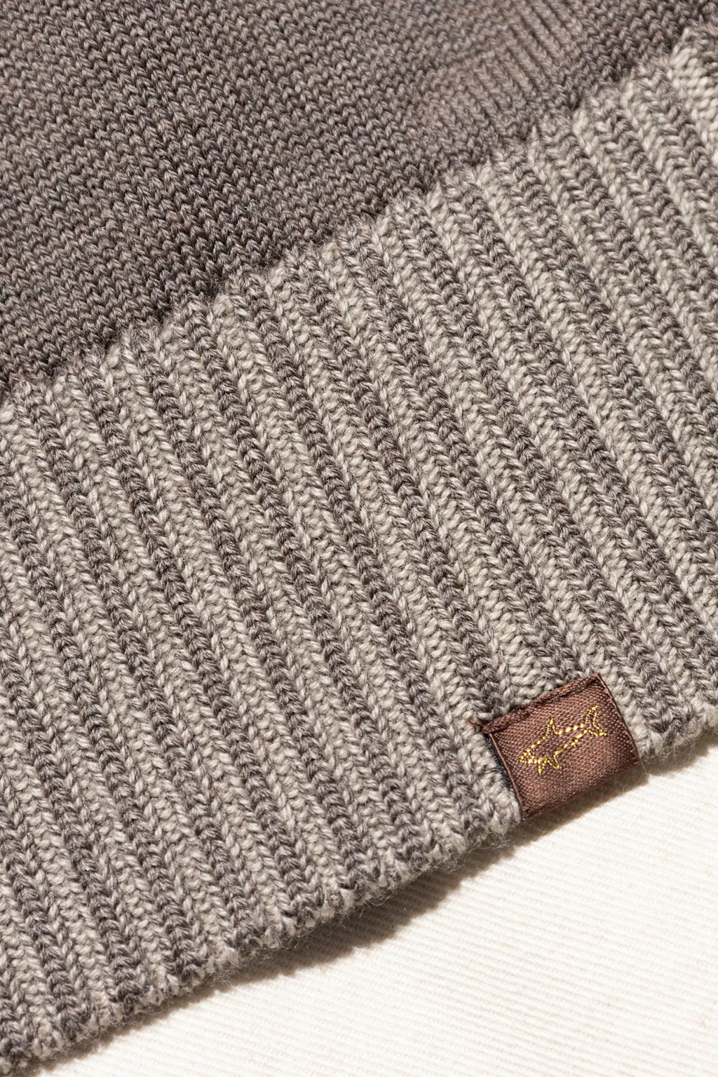 Ribbed-Hem Wool Sweater