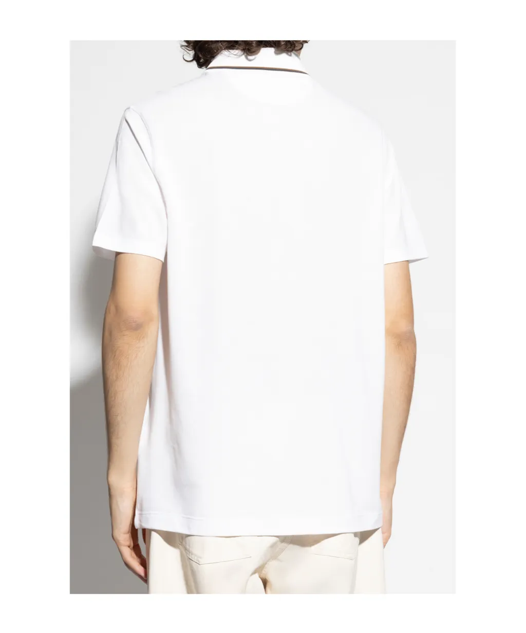 Tipped-Collar Polo Shirt