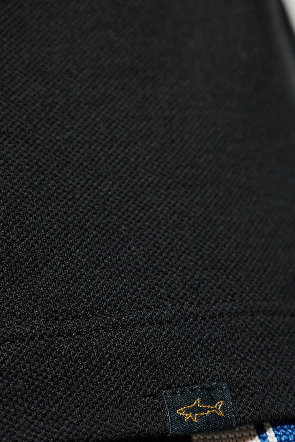 Contrasting-Trim Polo Shirt
