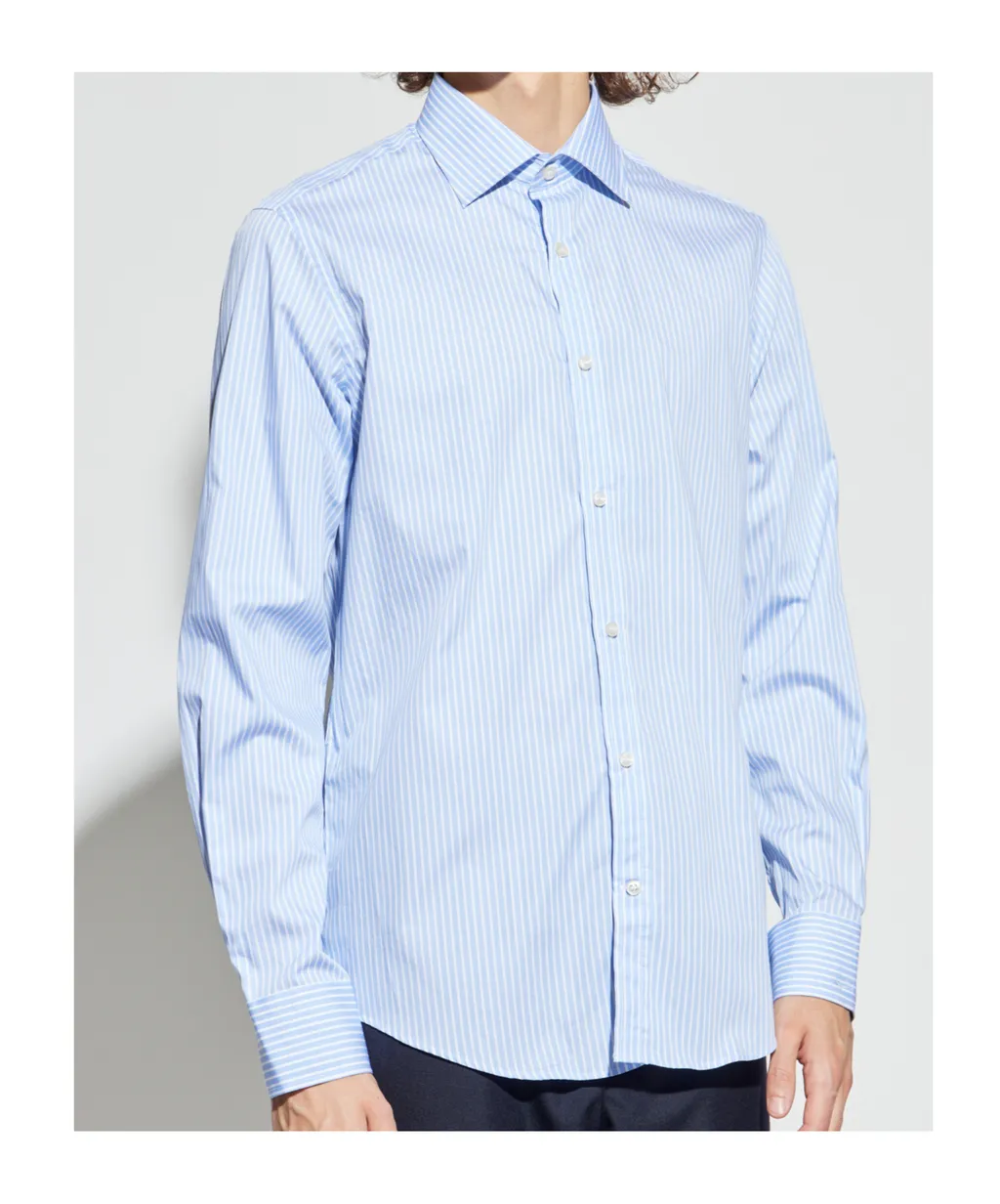 Striped Long-Sleeved Shirt