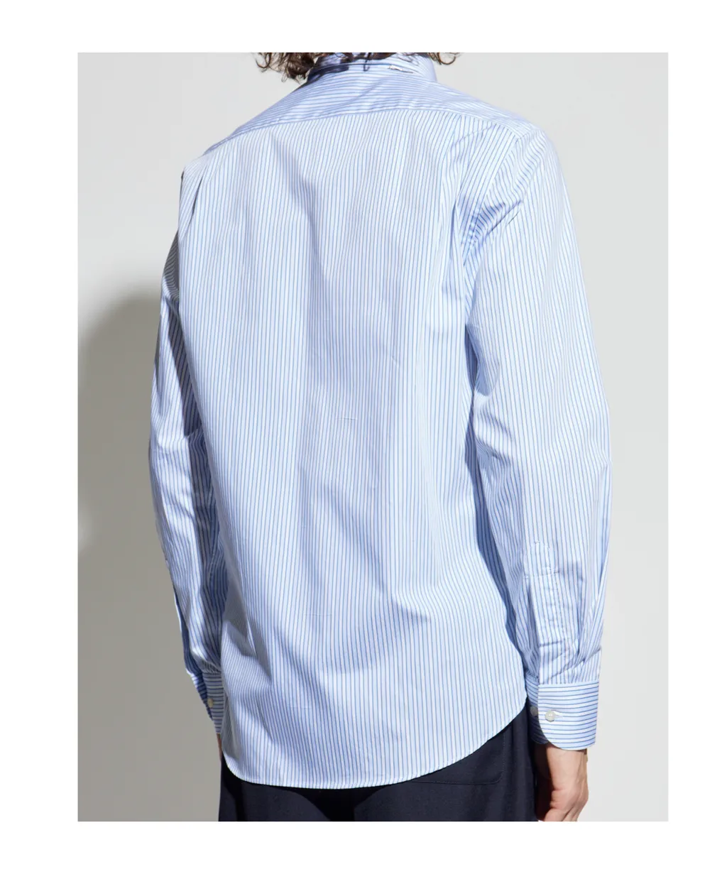 Striped Button-Down Shirt