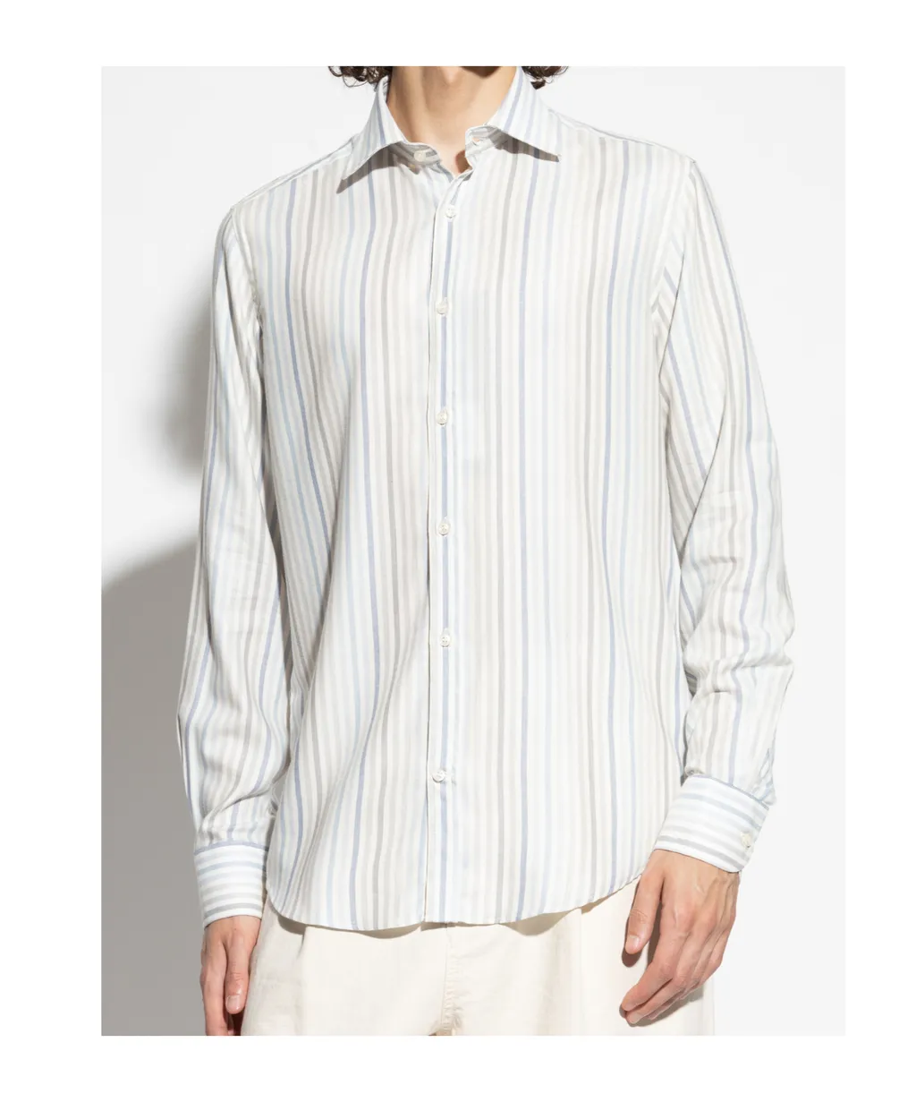 Striped Long-Sleeve Shirt