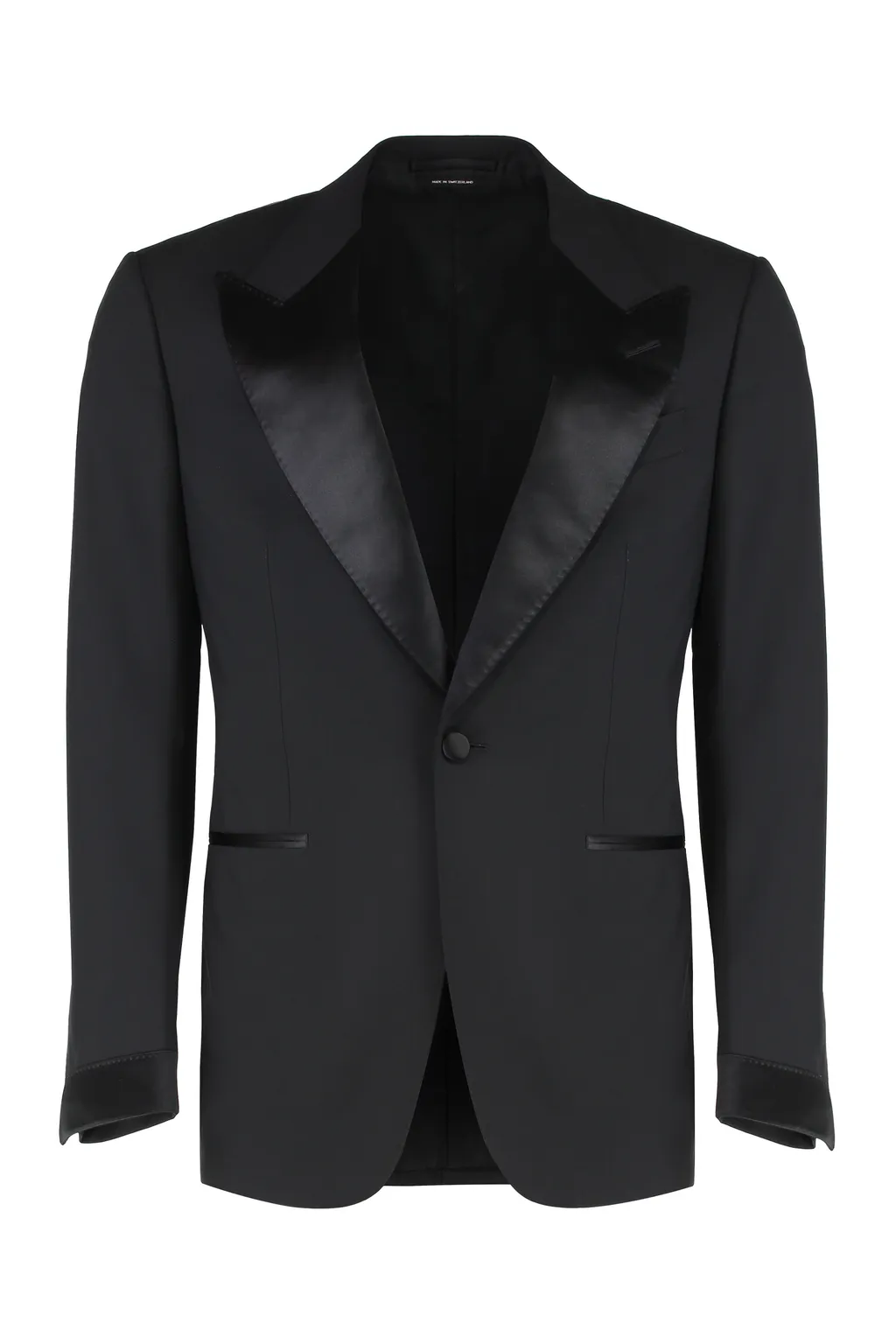 Satin-Lapels Single-Breasted Suit