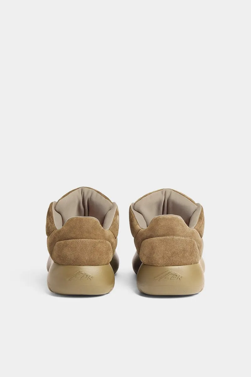 Logo-Detail Suede Sneakers