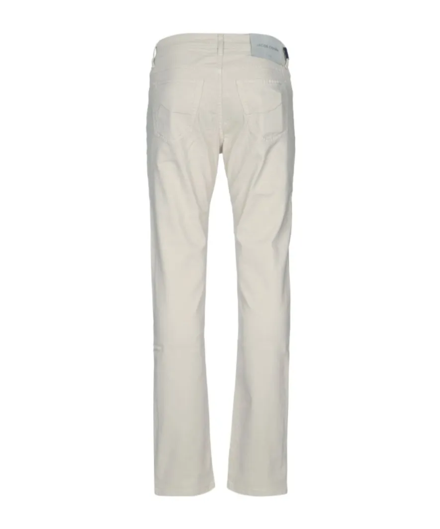 Jacob Cohen Logo-Patch Slim-Fit Trousers