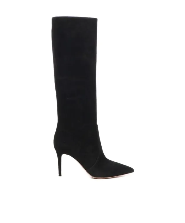 Gianvito Rossi Pointed Toe High Heeled Boots