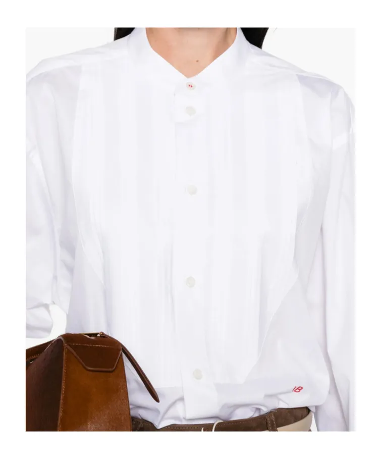 Victoria Beckham Stand-Up Collar Shirt