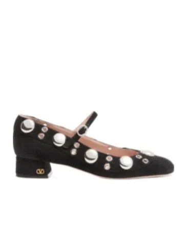 Valentino Vlogo Signature Eyelet Detailed Pumps