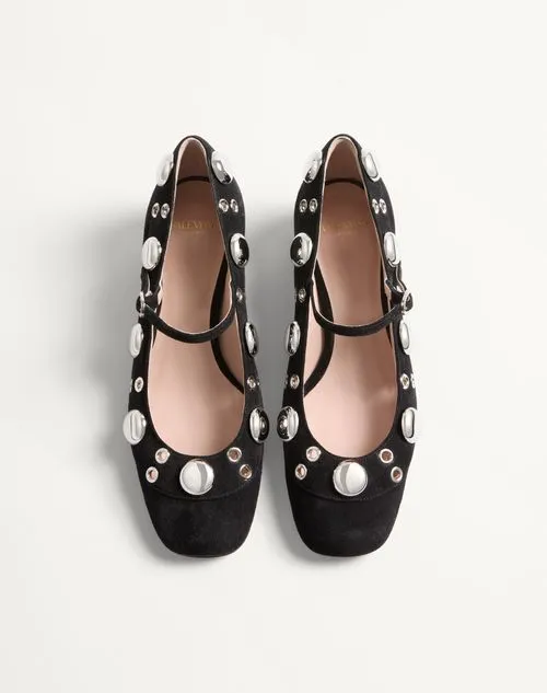 Valentino Vlogo Signature Eyelet Detailed Pumps