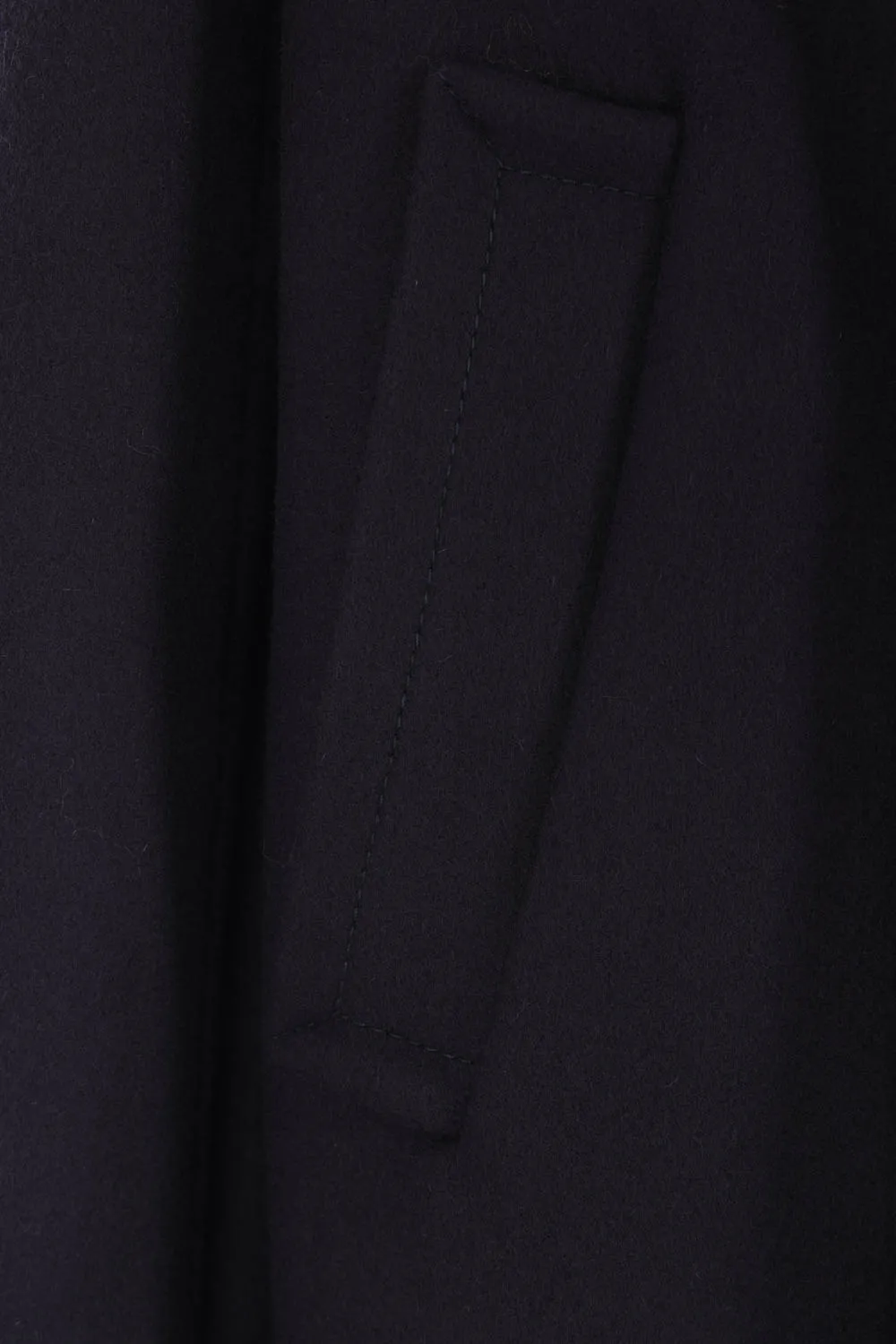 Double-Breasted Long-Sleeved Coat