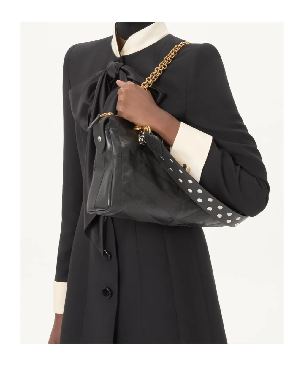 Valentino Bow Detailed Long-Sleeved Mini Dress